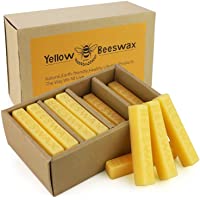 YINUO LIGHT Cera de Abejas- 24 Bloques de Cera de Abejas- Cera de Abejas con para Uso Doméstico- Cosméticos- Velas…